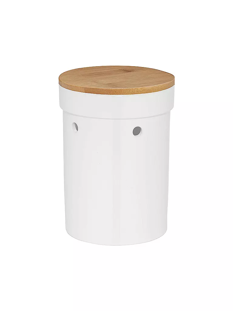 KELA | Tarro para cebollas SALENA 15cm Cerámica Blanco | Blanco