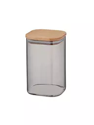 KELA | Vorratsdose 1,1l NEA Glas/Buche | Gris