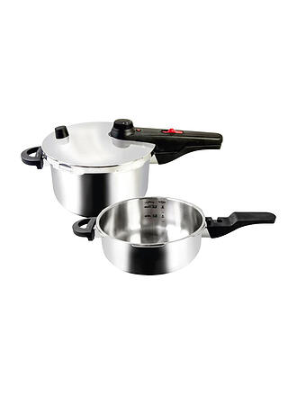 KELOMAT | Juego de olla a presión 22cm 4,5+3,0L