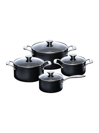 KELOMAT | Juego de ollas de 8 piezas. Cerámica antiadherente