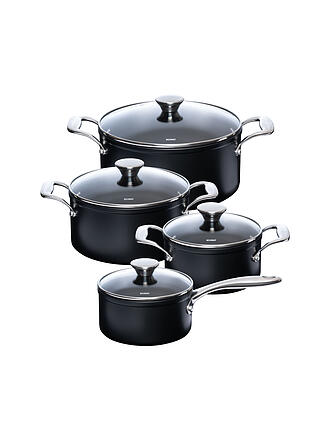 KELOMAT | Juego de ollas de 8 piezas. Cerámica antiadherente