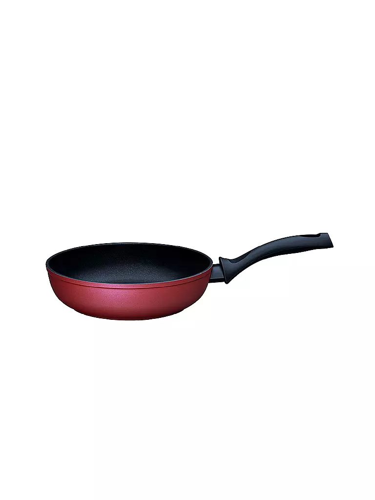 KELOMAT | Sartén de borde alto Diamond Red de 24 cm antiadherente | Rojo