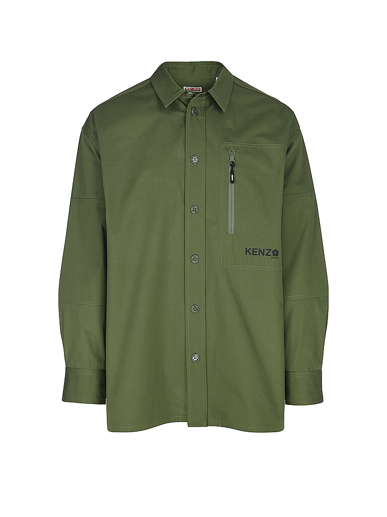 Kenzo Sobrecamisa oliva S