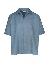 KENZO | Camisa BAMBOO TIGER HAWAIIAN | Azul claro