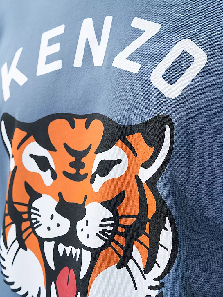 KENZO | Camiseta LUCKY TIGER | Azul claro