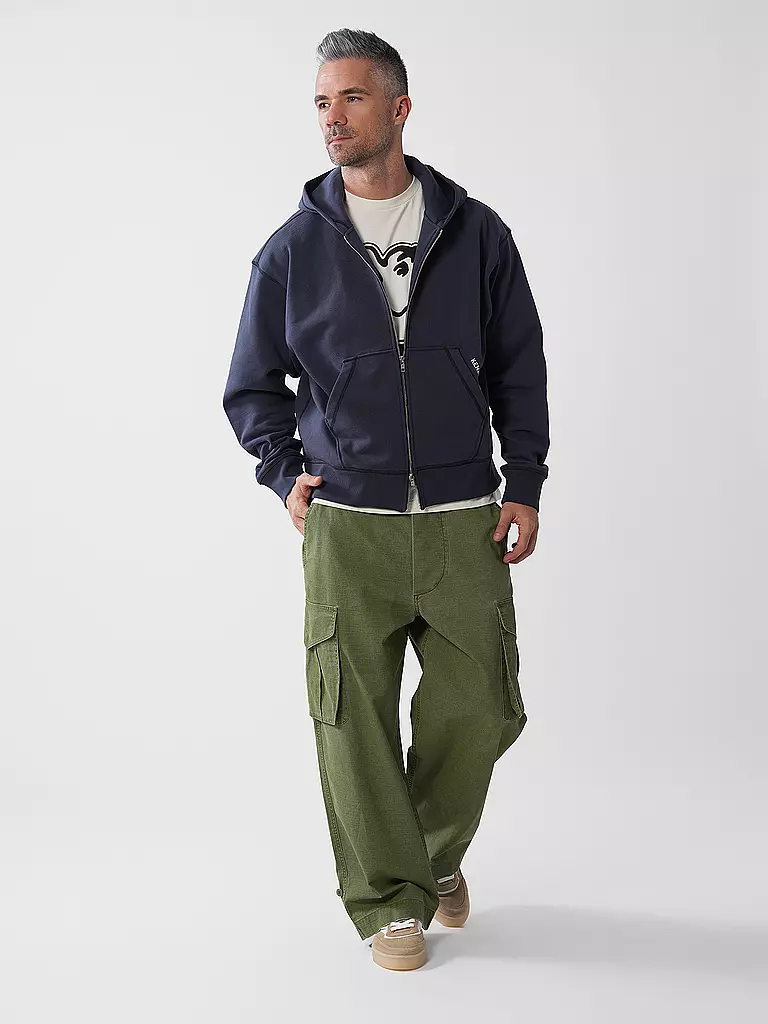 KENZO | Sudadera con cremallera JUNGLE ELEPHANT | Azul oscuro