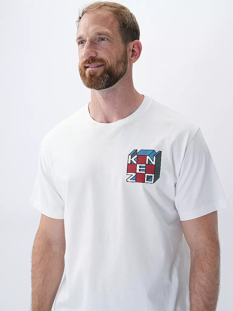 KENZO | T-Shirt KUBE | Blanco
