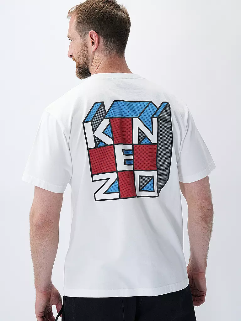 KENZO | T-Shirt KUBE | Blanco