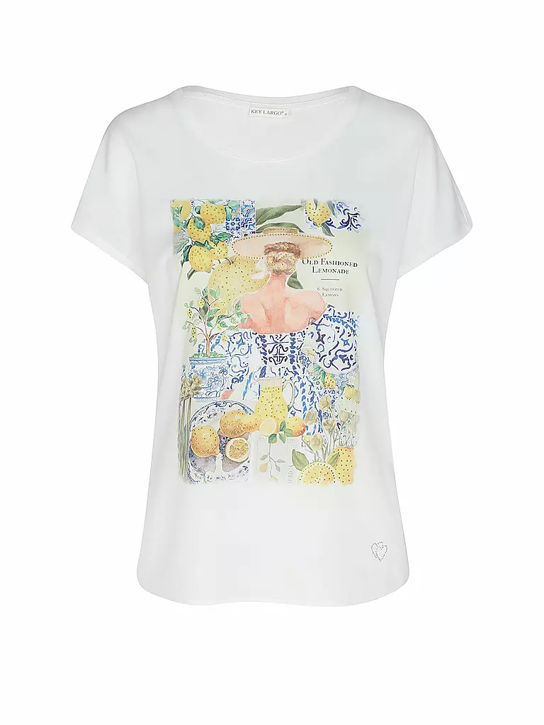 KEY LARGO | Camiseta SQUEEZE | Blanco