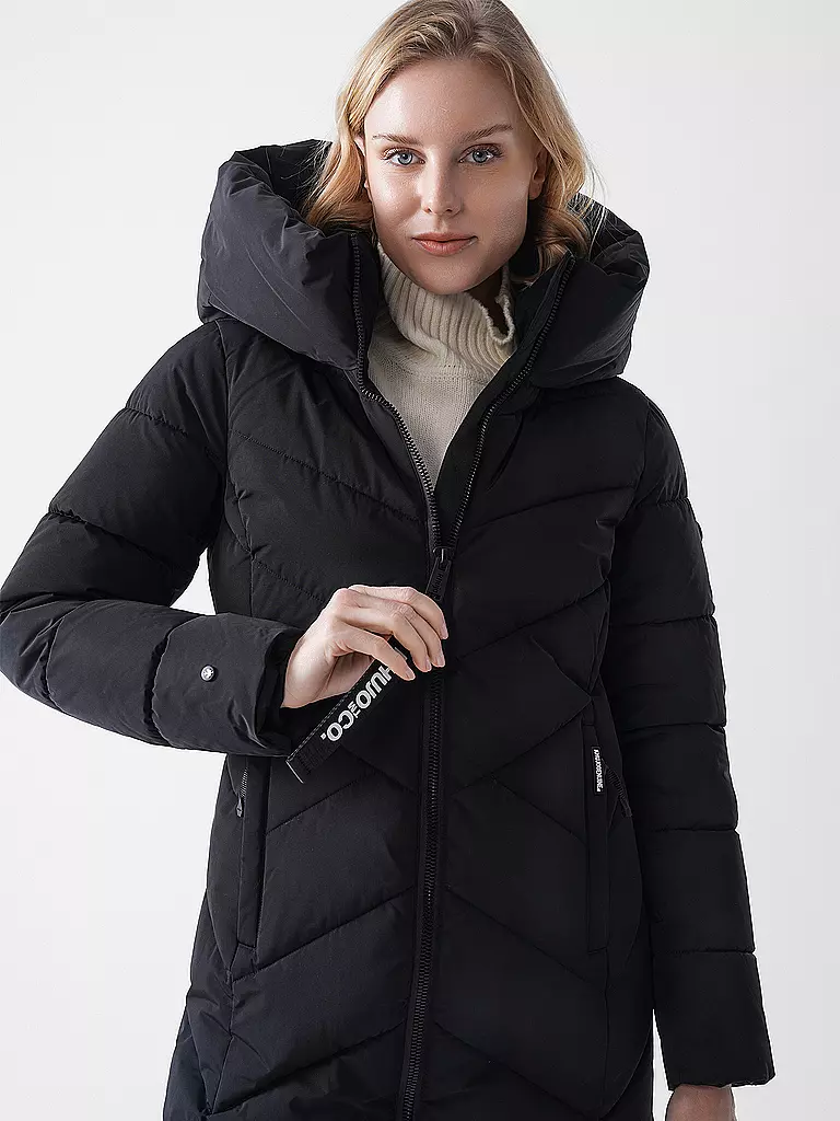 KHUJO | Abrigo acolchado DARKA 2 | Negro