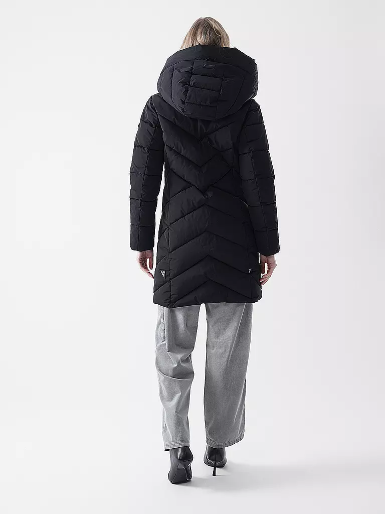 KHUJO | Abrigo acolchado DARKA 2 | Negro