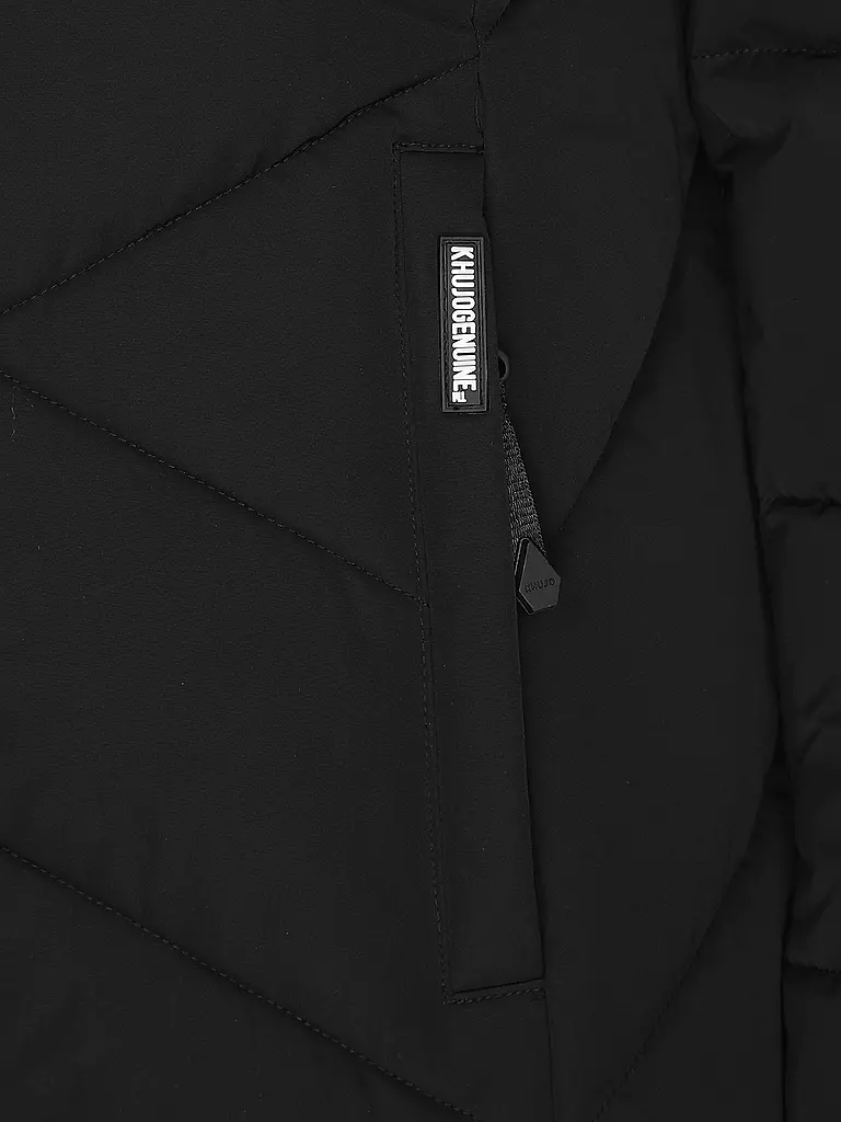 KHUJO | Abrigo acolchado DARKA 2 | Negro
