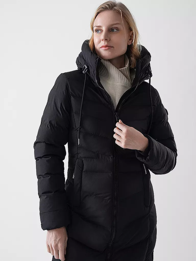 KHUJO | Abrigo acolchado INGRAM 4 | Negro
