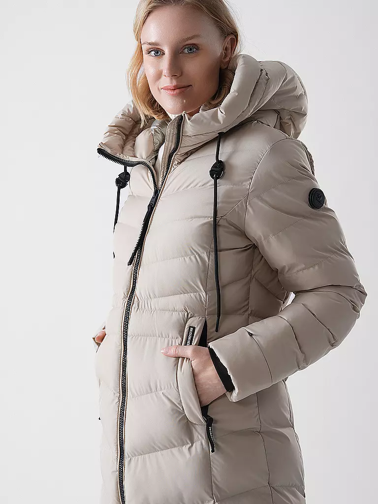 KHUJO | Abrigo acolchado INGRAM 4 | Beige