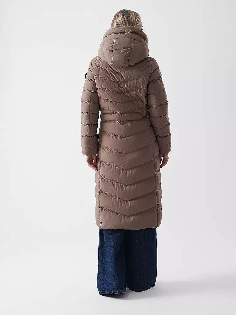 KHUJO | Abrigo acolchado INGRAM 4 | Marrón