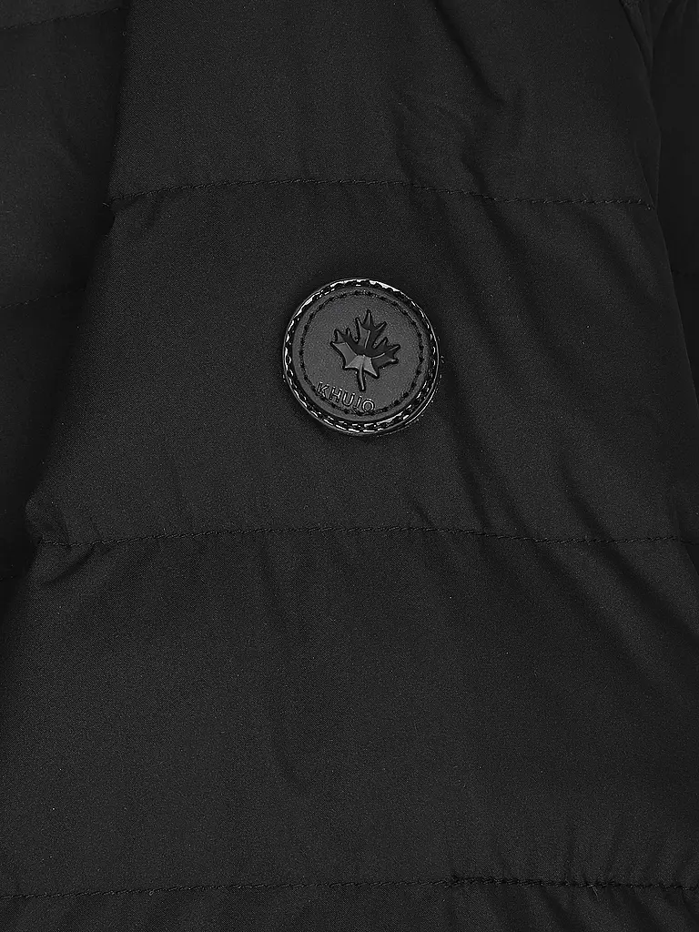 KHUJO | Abrigo acolchado INGRAM 4 | Negro