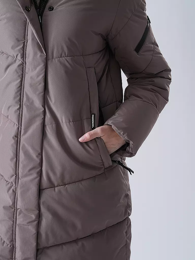 KHUJO | Abrigo acolchado JANGE | Beige