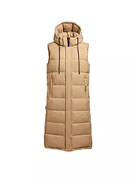 KHUJO | Steppgilet THE MAGNETA MATT | Camel