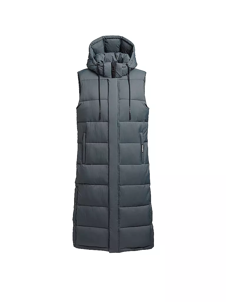 KHUJO | Steppgilet THE MAGNETA MATT | Gris