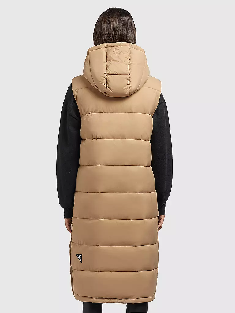 KHUJO | Steppgilet THE MAGNETA MATT | Camel