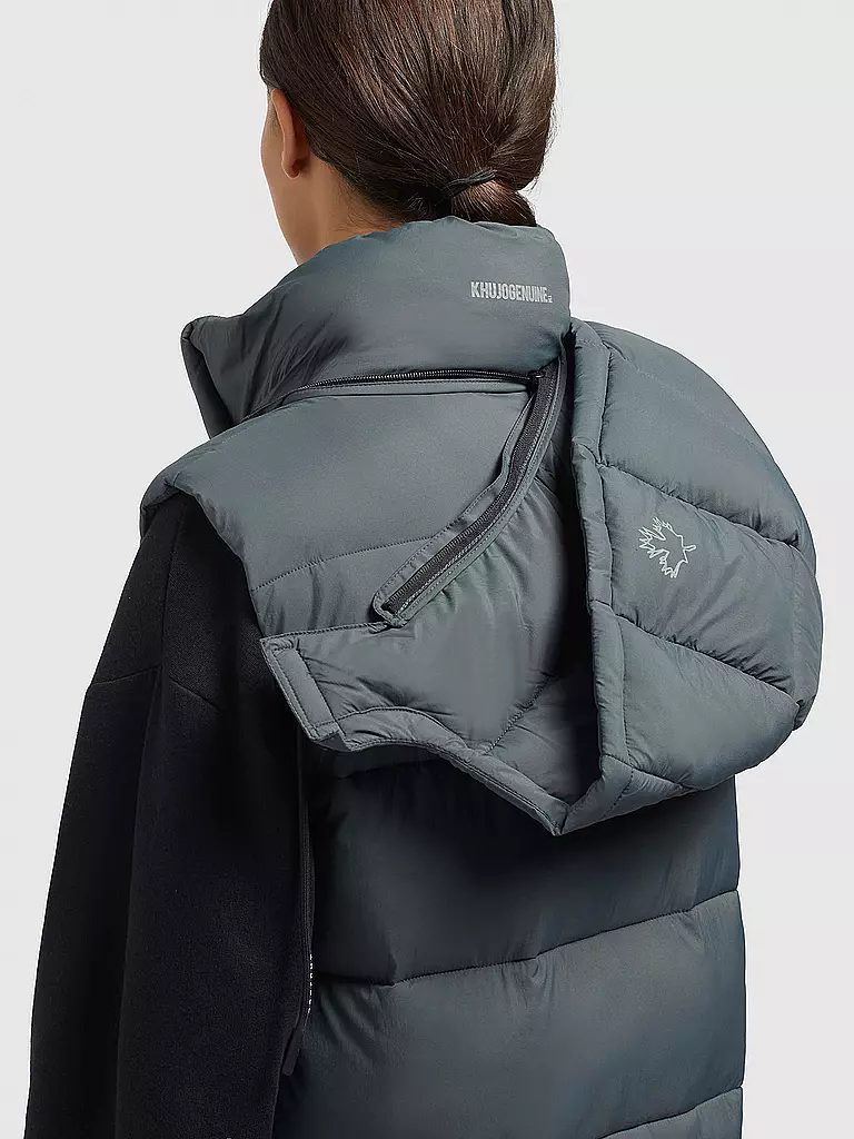 KHUJO | Steppgilet THE MAGNETA MATT | Gris