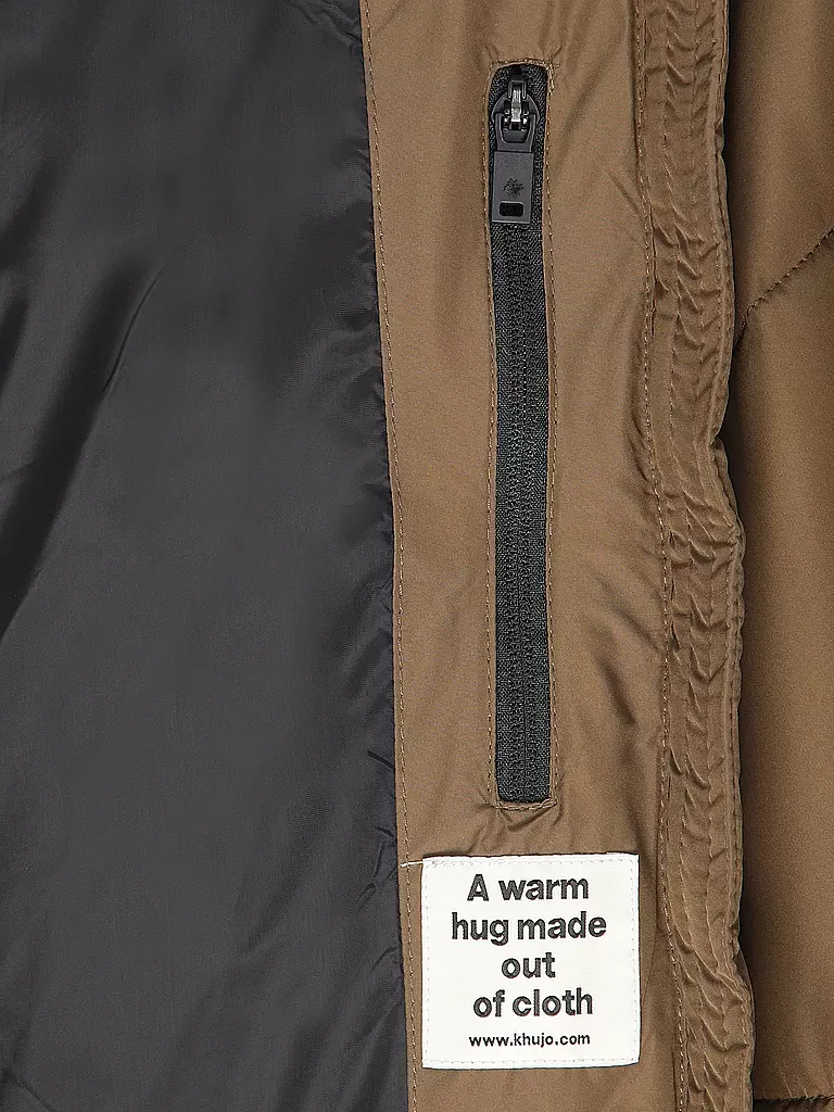 KHUJO | Steppmantel PRAYCE | Oliva