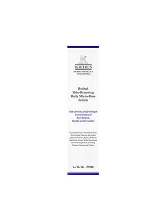 KIEHL'S | Crema facial - Tratamiento diario microdosificado renovador de la piel con retinol 50 ml