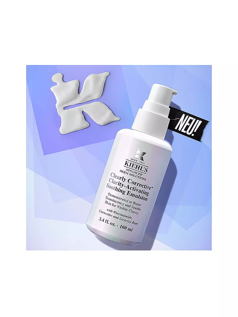 KIEHL'S | Crema facial - Clearly Corrective Clarity-Activating Soothing Emulsion 100ml | 