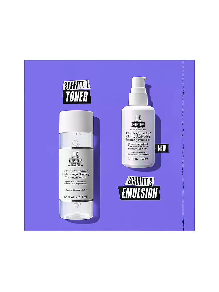KIEHL'S | Crema facial - Clearly Corrective Clarity-Activating Soothing Emulsion 100ml | 