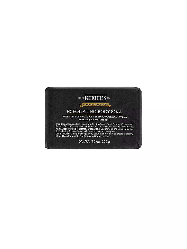 KIEHL'S | Grooming Solutions Jabón Exfoliante Corporal 200g | keine Farbe