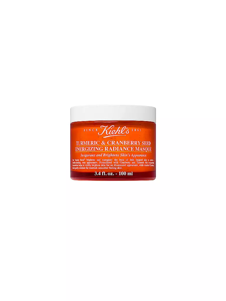 KIEHL'S | Mascarilla Energizante Iluminadora de Cúrcuma y Semillas de Arándano Rojo 100ml | Sin color