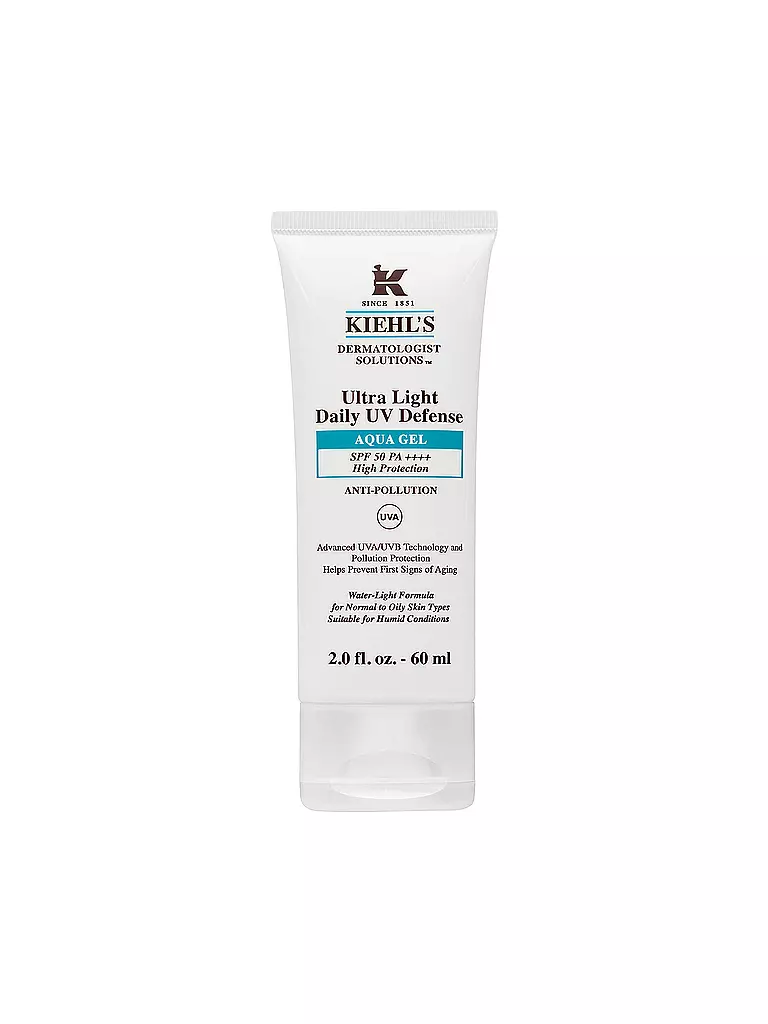 KIEHL'S | Protección solar - Ultra Light Daily UV Defense Aqua Gel SPF50 60ml | transparent