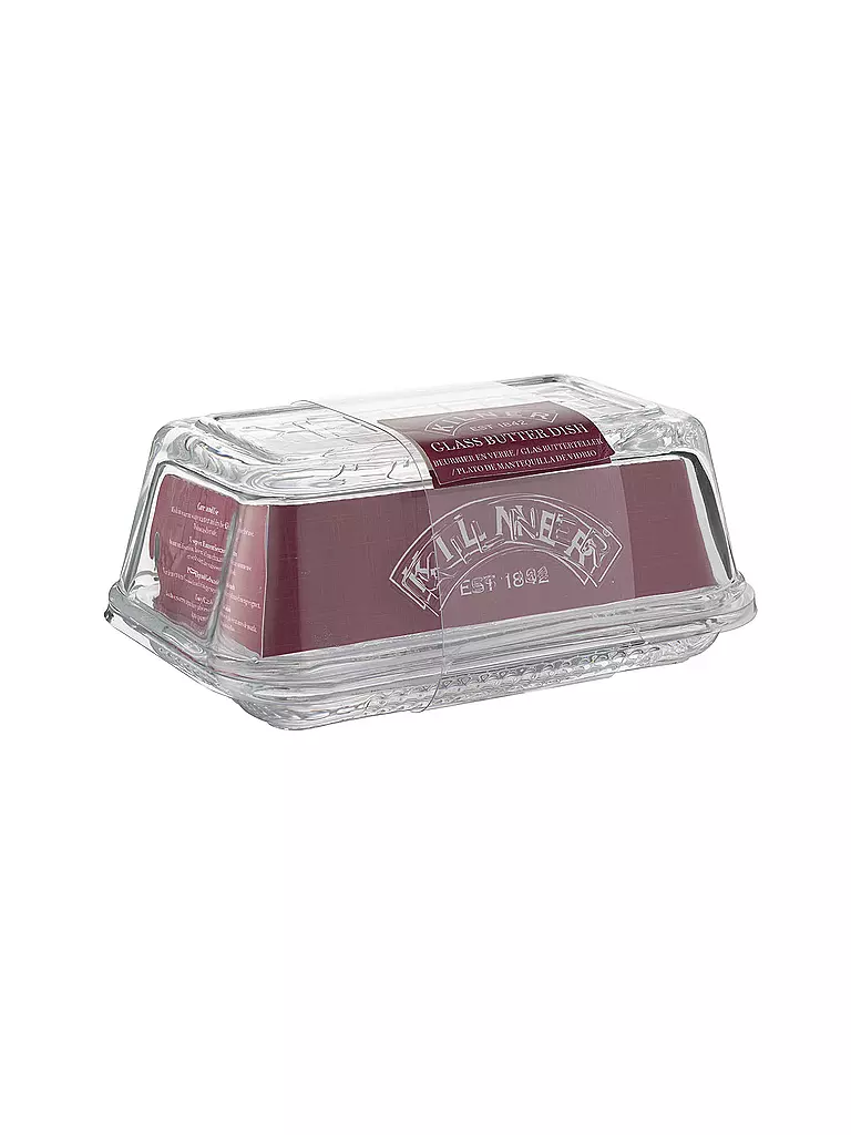 KILNER | Mantequera de cristal (250 g) | Transparente