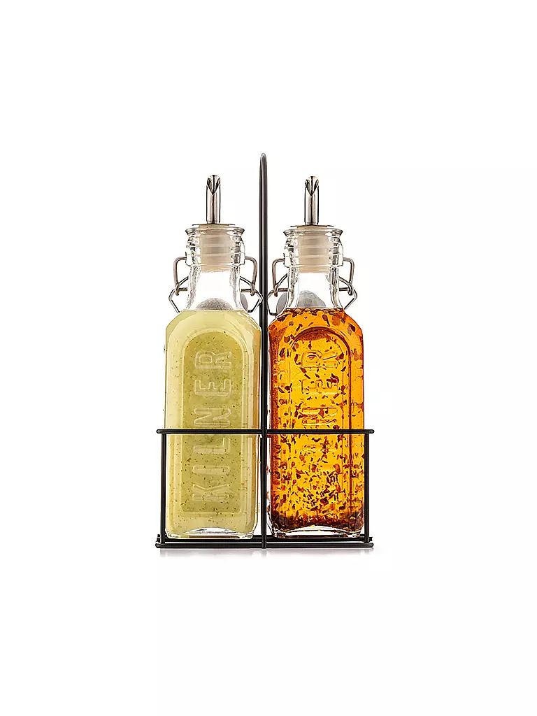 KILNER | Set de botellas para vinagre/aceite 2x0,3l | Transparente