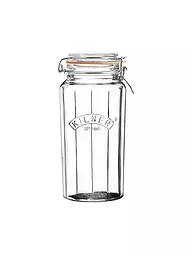 KILNER | Tarro de vidrio con clip Kilner facetado de 1,8 l | Transparente