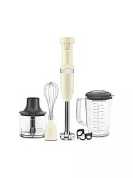 KITCHENAID | Batidora de mano con accesorios 5KHBV83EAC Crema | Crema