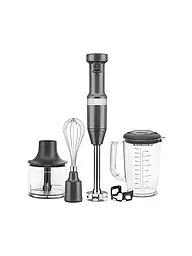 KITCHENAID | Batidora de mano con accesorios 5KHBV83EAC Crema | Gris