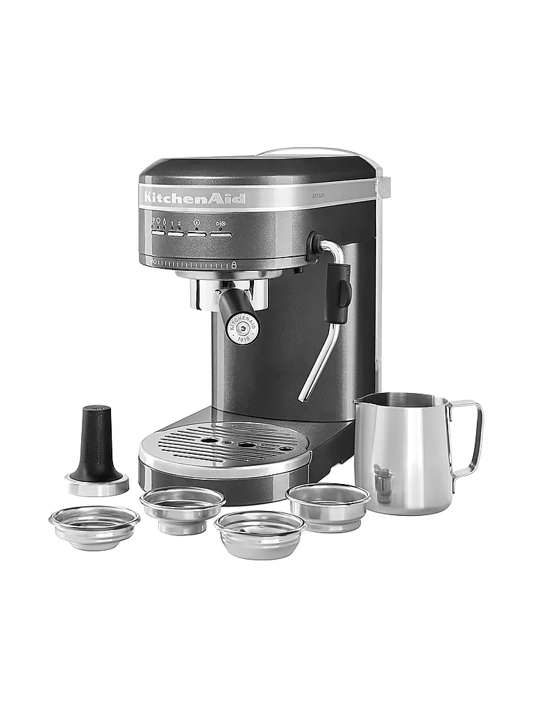 KITCHENAID | Cafetera espresso Artisan 5KES6503MS Plata Medallón |