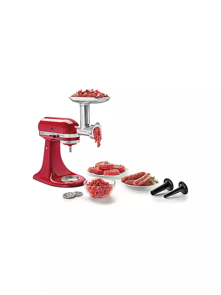 KITCHENAID | Picadora de carne de metal 5KSMMGA (accesorio) | Plata