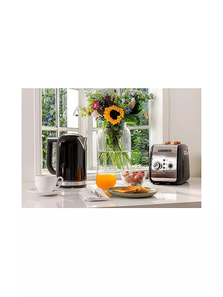 KITCHENAID | Tostadora de 2 rebanadas Onyx Negro | Negro