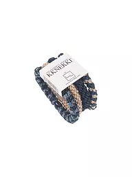 KKNEKKI | Gomas para el pelo, paquete de 4, BUNDLE 37 | Azul oscuro