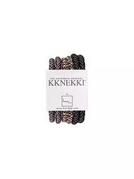 KKNEKKI | Gomas para el pelo, paquete de 6, LOTE 10 | Negro