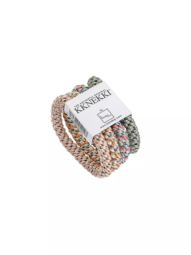 KKNEKKI | Gomas para el pelo, paquete de 4, BUNDLE 21 | Rosa