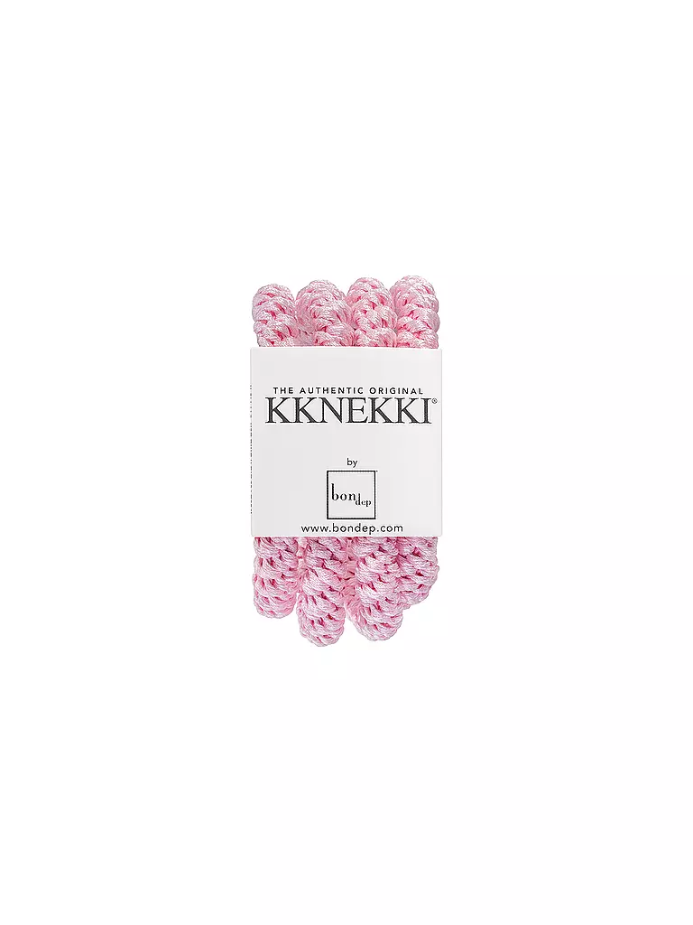 KKNEKKI | Gomas para el pelo, paquete de 4, BUNDLE 26 | Rosa