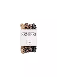 KKNEKKI | Gomas para el pelo, paquete de 4, BUNDLE 37 | Marrón