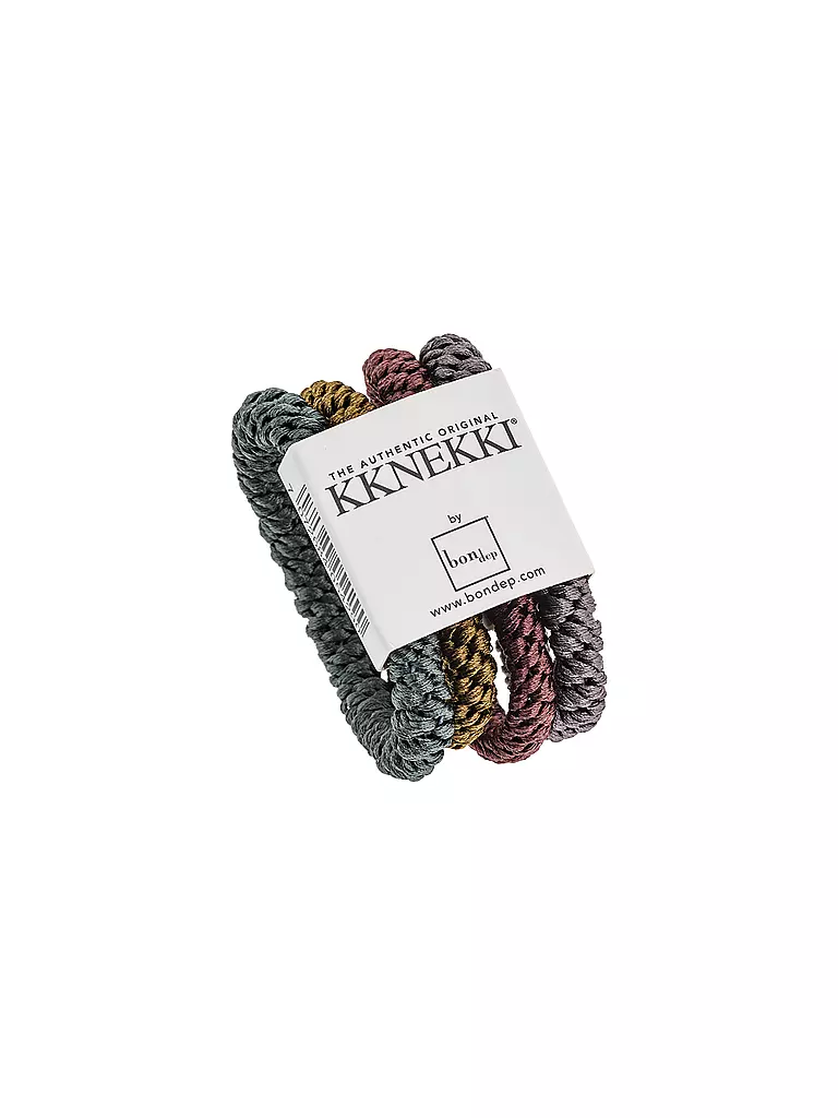 KKNEKKI | Gomas para el pelo, paquete de 4, BUNDLE 30 | Plata
