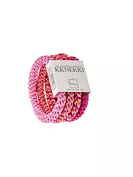 KKNEKKI | Gomas para el pelo, paquete de 4, BUNDLE 37 | Fucsia
