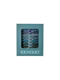 KKNEKKI | Gomas para el pelo, paquete de 8 unidades. EDICIÓN ARMY | Azul