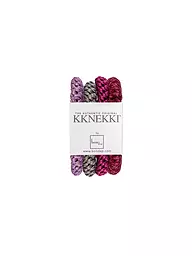 KKNEKKI | Gomas para el pelo, paquete de 4, BUNDLE 37 | Rojo oscuro
