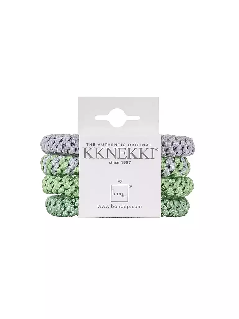 KKNEKKI | Haargummi 4er Pkg BUNDLE 47 | Verde claro